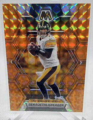 2023 Panini Mosaic #207 Ben Roethlisberger Orange Mosaic #/199