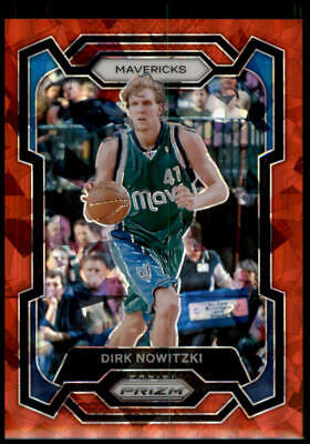 2023-24 Panini Prizm #187 Dirk Nowitzki Prizms Red Ice