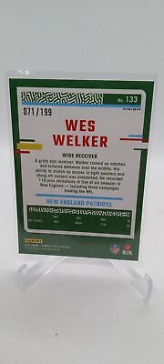 2023 Donruss Optic #133 Wes Welker Blue #/199