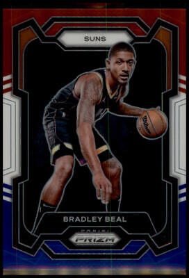 2023-24 Panini Prizm #64 Bradley Beal Prizms Red White and Blue