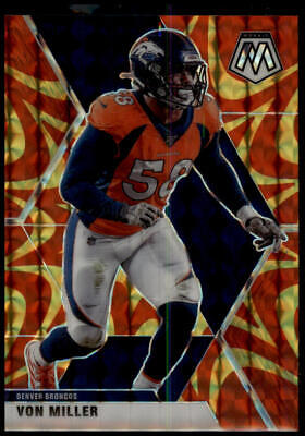 2020 Panini Mosaic #69 Von Miller Prizm Reactive Gold