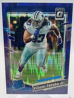 2023 Donruss Optic #229 Viliami Fehoko Jr. Purple Shock Rated Rookie