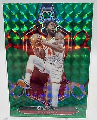 2023-24 Panini Mosaic #70 Saddiq Bey Green Prizm