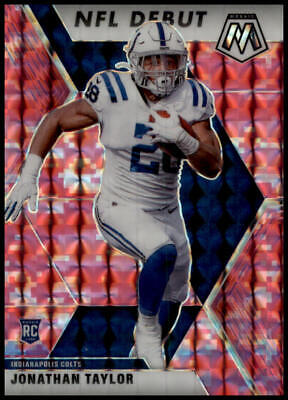 2020 Panini Mosaic #276 Jonathan Taylor Prizm Camo Pink