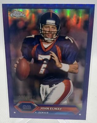 2023 Topps Composite #7 John Elway Topps Chrome Purple Refractor #/275