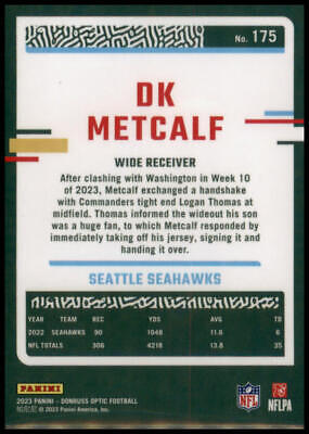 2023 Donruss Optic #175 DK Metcalf