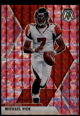 2020 Panini Mosaic #17 Michael Vick Prizm Camo Pink