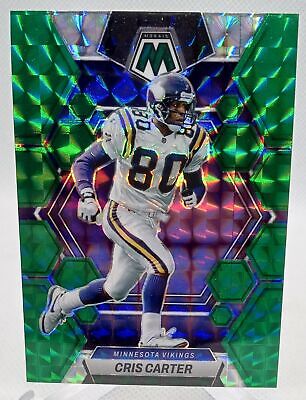 2023 Panini Mosaic #157 Cris Carter Green Mosaic