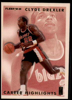 1993-94 Fleer #11 Clyde Drexler Clyde Drexler Career Highlights