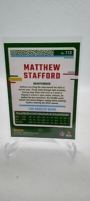 2023 Donruss Optic #113 Matthew Stafford Stars