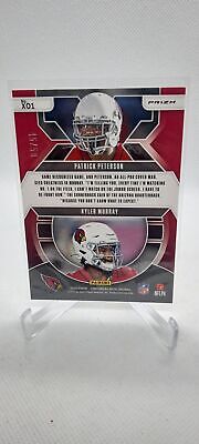 2020 Contenders Optic #1 Kyler Murray / Patrick Peterson Xs and Os Orange #/50