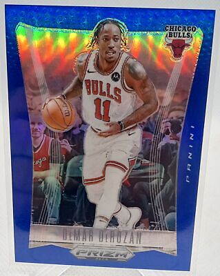 2023-24 Panini Prizm Deca #118 DeMar DeRozan Base Prizms Blue #/149