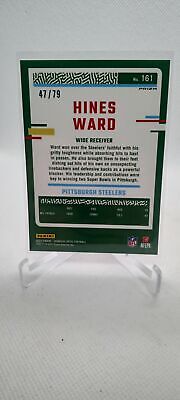 2023 Donruss Optic #161 Hines Ward Pink Velocity #/79