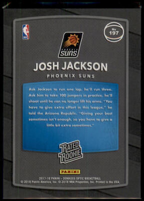 2017-18 Donruss Optic #197 Josh Jackson Rated Rookie Shock