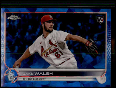 2022 Topps Chrome Update Sapphire Edition #US306 Jake Walsh Rookie