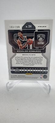 2021-22 Panini Prizm #284 Kessler Edwards Red #/299 Red Prizm Rookie