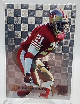 1995 Fleer Metal #38 Deion Sanders Silver Flashers