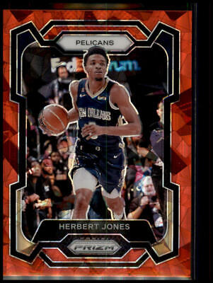 2023-24 Panini Prizm #250 Herbert Jones Prizms Red Ice