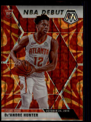 2019-20 Panini Mosaic #266 De'Andre Hunter Reactive Orange Rookie