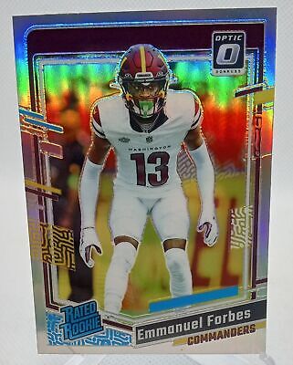 2023 Donruss Optic #299 Emmanuel Forbes Holo Silver Rated Rookie