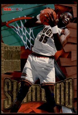 1995-96 Hoops #SL12 Dikembe Mutombo Slamland