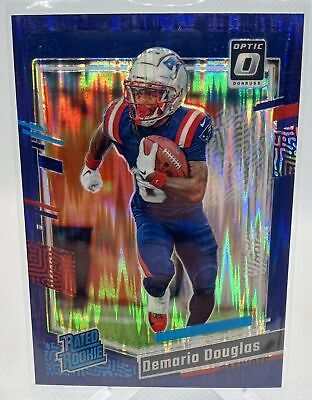 2023 Donruss Optic #300 Demario Douglas Purple Shock Rated Rookie