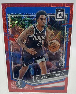 2023-24 Donruss Optic #92 P.J. Washington Jr. Choice Red #/88