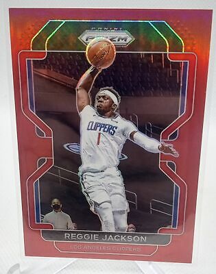 2021-22 Panini Prizm #213 Reggie Jackson Red #/299