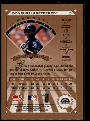 1997 Donruss Preferred #75 Quinton McCracken