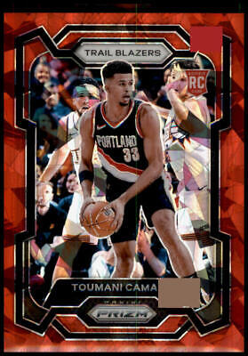 2023-24 Panini Prizm #164 Toumani Camara Prizms Red Ice Rookie