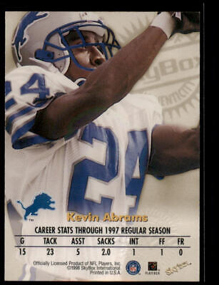 1998 SkyBox Premium #NNO Kevin Abrams Autographics