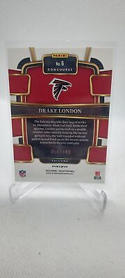 2023 Panini Select #6 Drake London Maroon Prizms /149