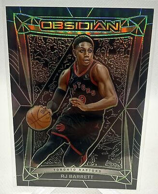 2023-24 Panini Obsidian #178 RJ Barrett Electric Etch Green #/25