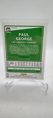 2020-21 Donruss Optic #3 Paul George Lime Green #/149