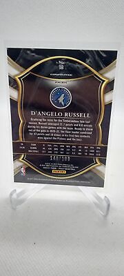 2020-21 Panini Select #18 D'Angelo Russell Red Prizms #/199