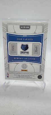 2022-23 Panini National Treasures #RD-JRM Jake LaRavia Rookie Dual Patch #/99