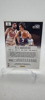 2023-24 Prizm Deca #187 Pete Maravich Base Prizms Red #/199