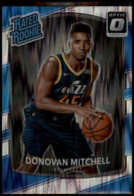 2017-18 Donruss Optic #188 Donovan Mitchell Rated Rookie Shock