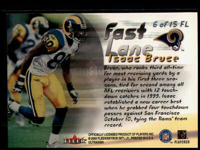 2000 Ultra #6 FL Isaac Bruce Fast Lane