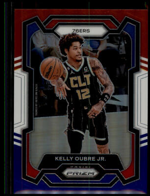 2023-24 Panini Prizm #257 Kelly Oubre Jr. Prizms Red White and Blue