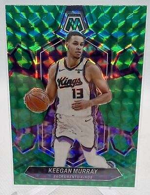 2023-24 Panini Mosaic #126 Keegan Murray Green Prizm