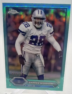 2023 Topps Composite #24 Darren Woodson Topps Chrome Aqua Refractor #/199