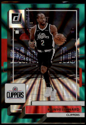 2022-23 Donruss #123 Kawhi Leonard Holo Laser Green