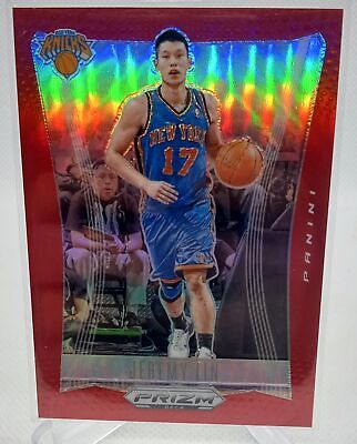 2023-24 Panini Prizm Deca #90 Jeremy Lin Base Prizms Red #/199