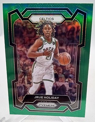 2023-24 Panini Prizm #107 Jrue Holiday Prizms Green