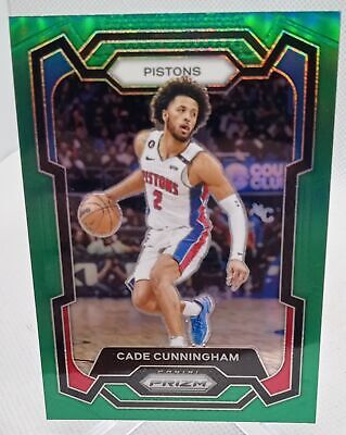 2023-24 Panini Prizm #11 Cade Cunningham Prizms Green