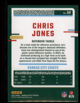 2023 Donruss Optic #88 Chris Jones