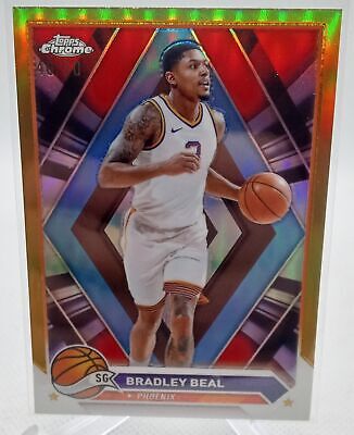 2023-24 Topps Chrome #108 Bradley Beal Gold Refractors #/50