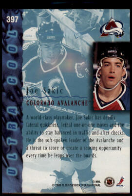 1995-96 Ultra  Extra Ultra Cool #397 Joe Sakic