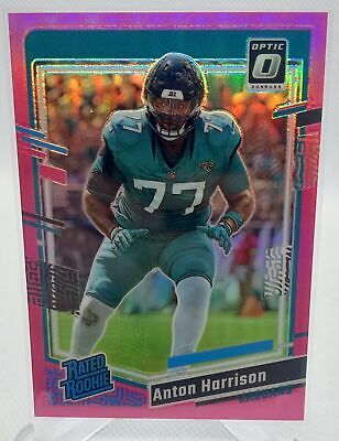 2023 Donruss Optic #250 Anton Harrison Pink Prizm Rated Rookie